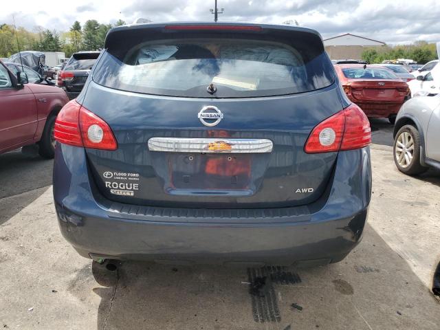 JN8AS5MV0EW702491 - 2014 NISSAN ROGUE SELE S BLUE photo 6