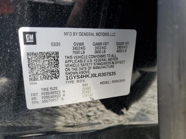 1GYS4HKJ0LR307535 - 2020 CADILLAC ESCALADE ESV LUXURY 黑色 照片 13