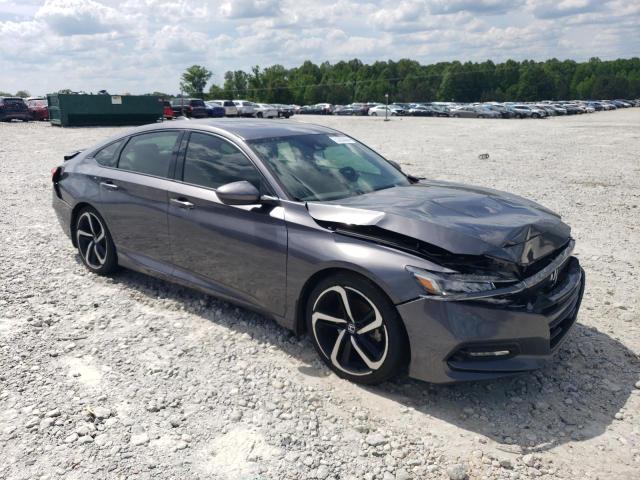 1HGCV2F34JA046651 - 2018 HONDA ACCORD SPORT GRAY photo 4