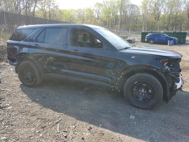 1FM5K8AW7NNA13612 - 2022 FORD EXPLORER POLICE INTERCEPTOR 黑色 照片 4