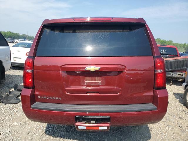 1GNSCGKC0LR127581 - 2020 CHEVROLET SUBURBAN C1500  LS RED photo 6