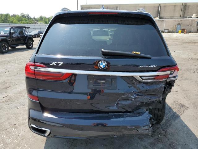 5UXCW2C51KL083159 - 2019 BMW X7 XDRIVE40I BLUE photo 6