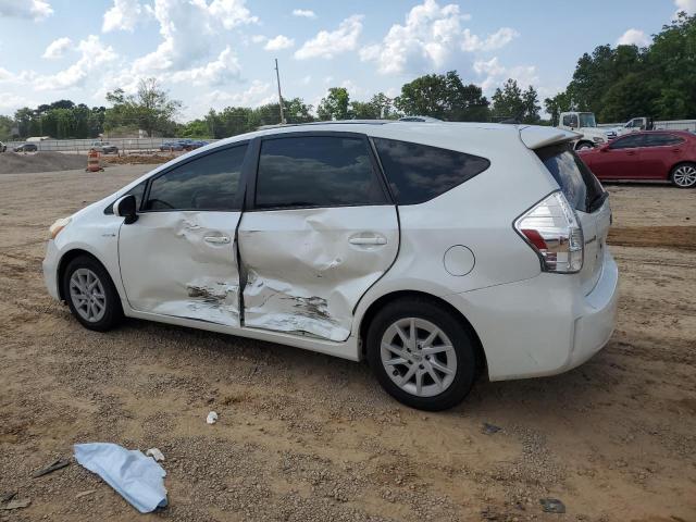 JTDZN3EU1E3309682 - 2014 TOYOTA PRIUS V WHITE photo 2