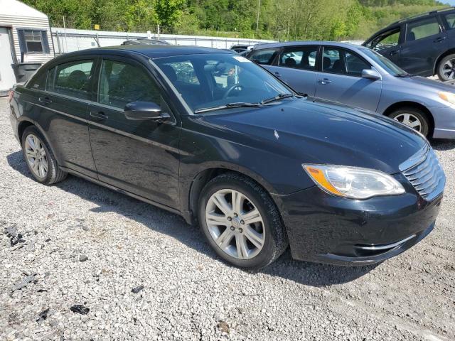 1C3CCBAB4CN318411 - 2012 CHRYSLER 200 LX BLACK photo 4