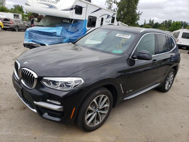 5UXTR9C53JLC83252 - 2018 BMW X3 XDRIVE30I BLACK photo 1