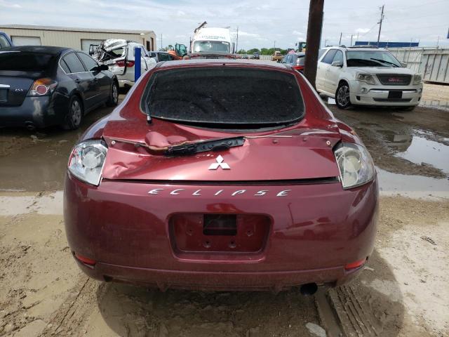 4A3AK24F66E056087 - 2006 MITSUBISHI ECLIPSE GS MAROON photo 6