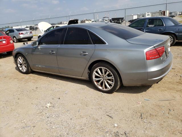 WAUAVAFD9BN019476 - 2011 AUDI A8 QUATTRO SILVER photo 2