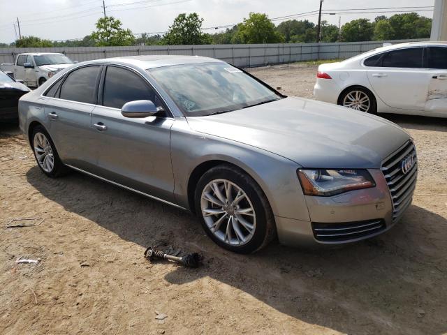 WAUAVAFD9BN019476 - 2011 AUDI A8 QUATTRO SILVER photo 4