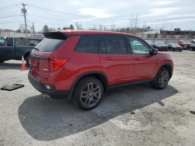 5FNYF8H59NB021390 - 2022 HONDA PASSPORT EXL Qırmızı foto 3