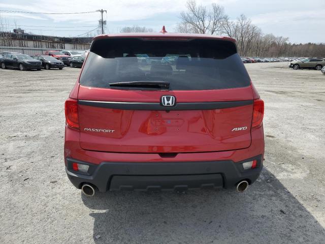 5FNYF8H59NB021390 - 2022 HONDA PASSPORT EXL Qırmızı foto 6