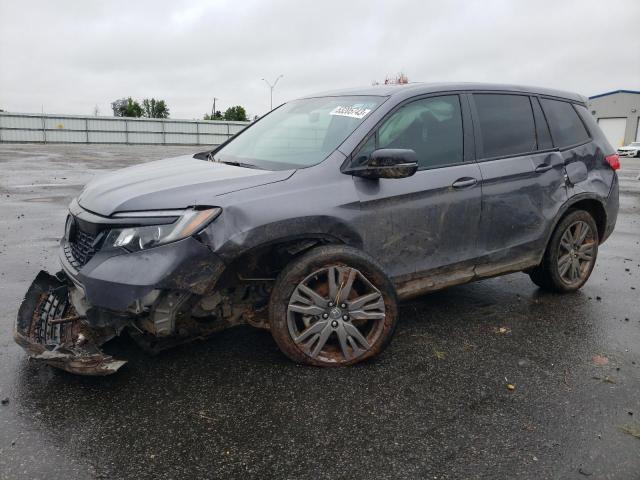 5FNYF7H54MB006384 - 2021 HONDA PASSPORT EXL Gris foto 1