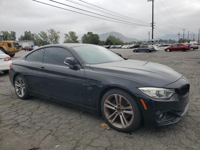 WBA3N7C5XEF719983 - 2014 BMW 4 SERIES I BLACK photo 4