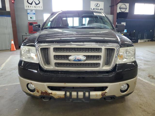 1FTPW14588KC93753 - 2008 FORD F150 SUPERCREW BLACK photo 5