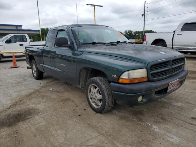 1B7GL22X6YS577756 - 2000 DODGE DAKOTA GREEN photo 4