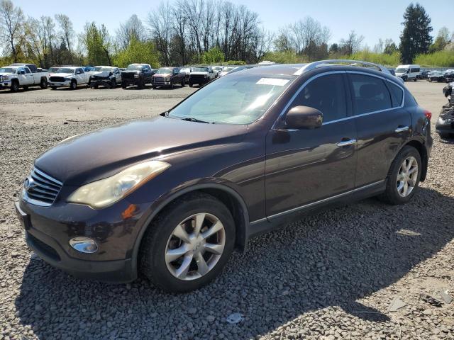 JN1AJ0HP8AM703670 - 2010 INFINITI EX35 BASE BROWN photo 1