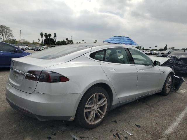 5YJSA1CN2CFP02426 - 2012 TESLA MODEL S SILVER photo 3