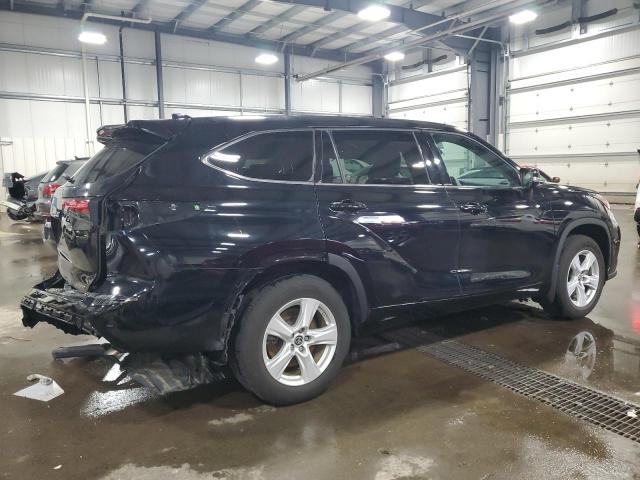 5TDBZRBH4MS546549 - 2021 TOYOTA HIGHLANDER L BLACK photo 3