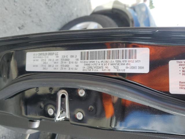 1C6RR6LT4FS530076 - 2015 RAM 1500 SLT BLACK photo 12