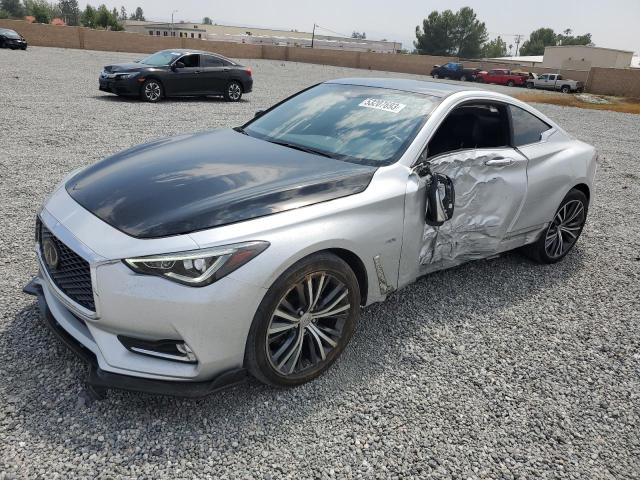 JN1EV7EL8KM290604 - 2019 INFINITI Q60 PURE SILVER photo 1