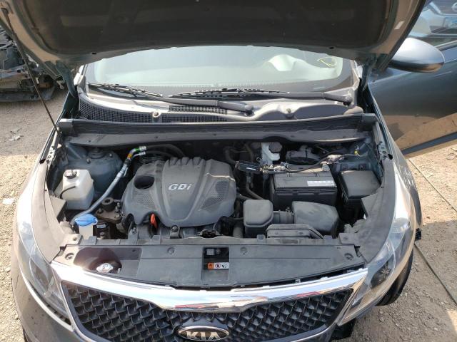 KNDPBCACXF7762500 - 2015 KIA SPORTAGE LX GRAY photo 11