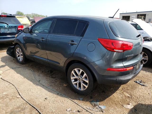 KNDPBCACXF7762500 - 2015 KIA SPORTAGE LX GRAY photo 2