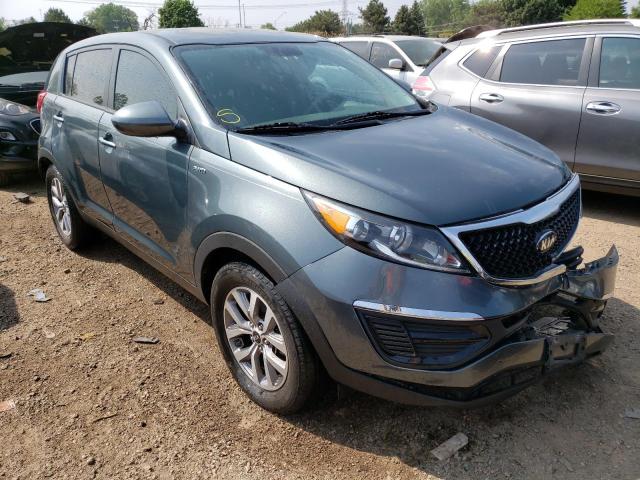 KNDPBCACXF7762500 - 2015 KIA SPORTAGE LX GRAY photo 4