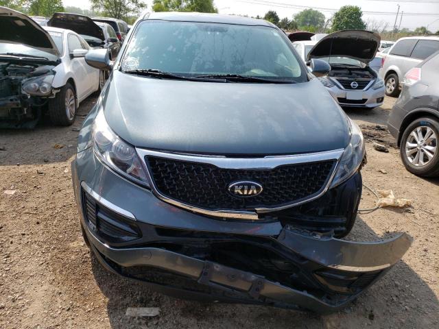 KNDPBCACXF7762500 - 2015 KIA SPORTAGE LX GRAY photo 5