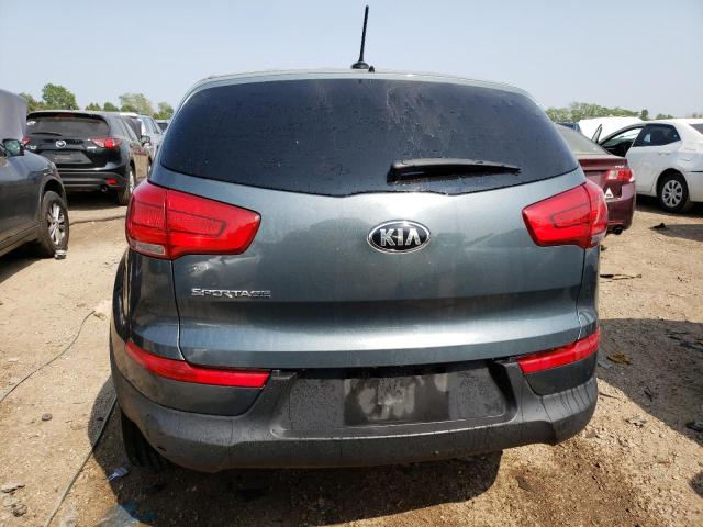 KNDPBCACXF7762500 - 2015 KIA SPORTAGE LX GRAY photo 6