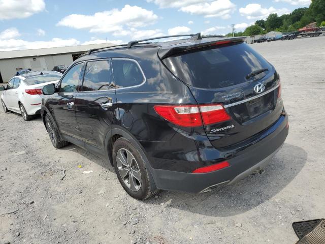 KM8SNDHFXEU057375 - 2014 HYUNDAI SANTA FE GLS BLACK photo 2