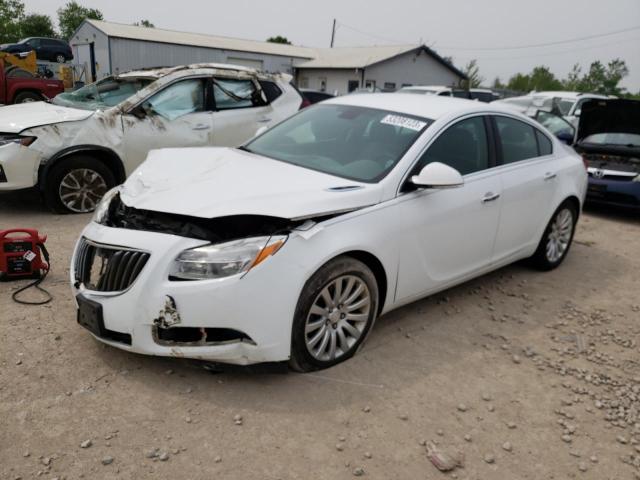 2G4GS5EV0D9243163 - 2013 BUICK REGAL PREMIUM WHITE photo 1