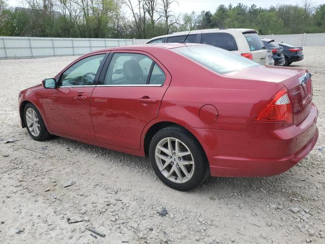 3FAHP0JA9BR328404 - 2011 FORD FUSION SEL RED photo 2