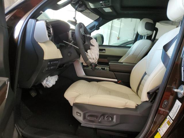5TFMA5DBXPX115200 - 2023 TOYOTA TUNDRA CREWMAX PLATINUM ყავისფერი ფოტო 7