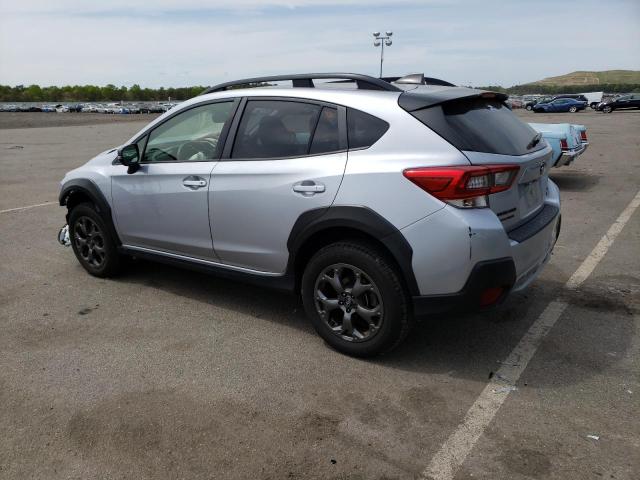 JF2GTHSC2MH315239 - 2021 SUBARU CROSSTREK SPORT SILVER photo 2