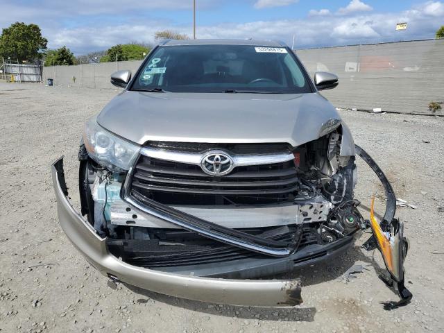 5TDKKRFHXGS150077 - 2016 TOYOTA HIGHLANDER XLE 金色 照片 5