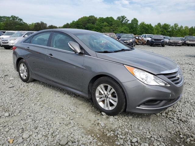 5NPEB4ACXEH933513 - 2014 HYUNDAI SONATA GLS GRAY photo 4