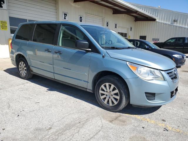 2V8HW441X9R550003 - 2009 VOLKSWAGEN ROUTAN S TURQUOISE photo 4