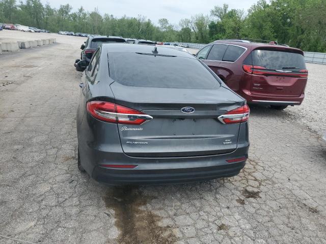 3FA6P0LU8LR188748 - 2020 FORD FUSION SE GRAY photo 6