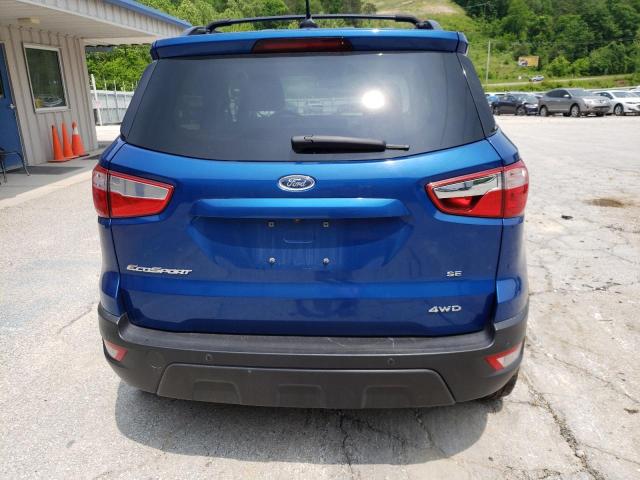 MAJ6P1UL3JC169693 - 2018 FORD ECOSPORT SE Azul foto 6