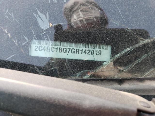 2C4RC1BG7GR142019 - 2016 CHRYSLER TOWN & COU TOURING თეთრი ფოტო 13