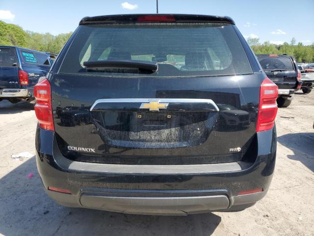 2GNFLEEK5H6269520 - 2017 CHEVROLET EQUINOX LS BLACK photo 6