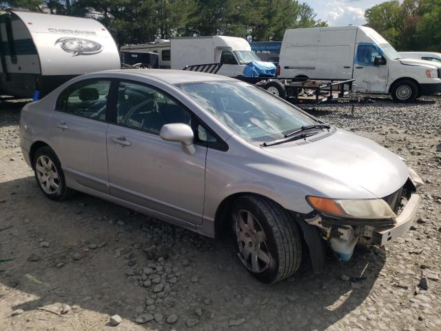 1HGFA16588L031315 - 2008 HONDA CIVIC LX SILVER photo 4