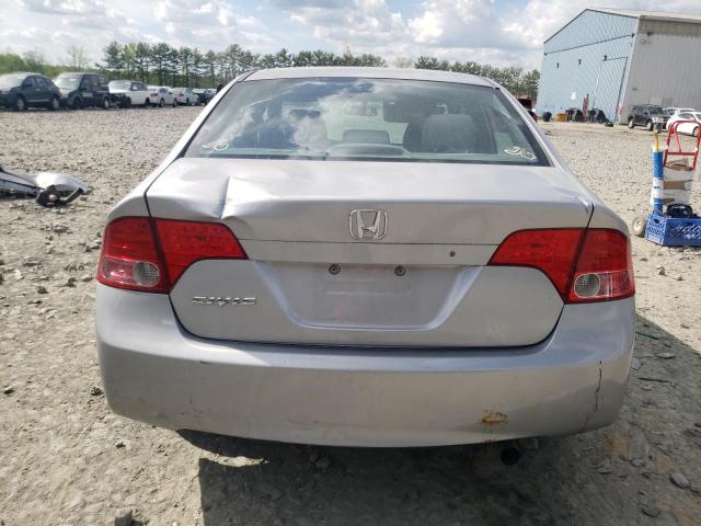 1HGFA16588L031315 - 2008 HONDA CIVIC LX SILVER photo 6