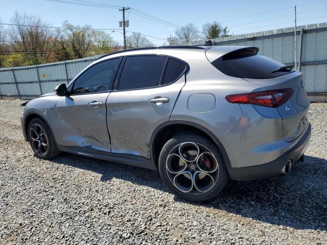 ZASPAKBN5K7C52232 - 2019 ALFA ROMEO STELVIO TI GRAY photo 2