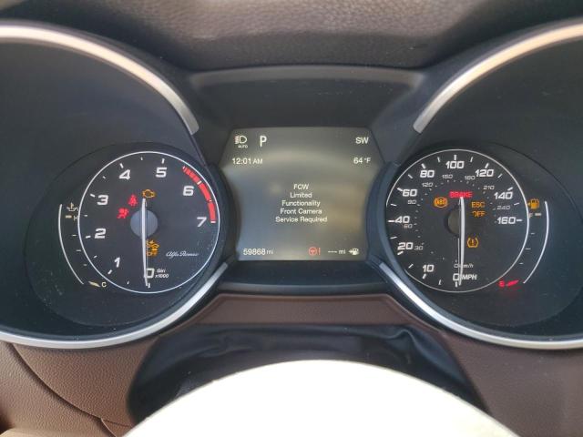 ZASPAKBN5K7C52232 - 2019 ALFA ROMEO STELVIO TI GRAY photo 9
