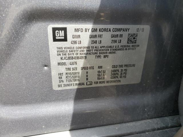 KL4CJBSB4EB640979 - 2014 BUICK ENCORE CONVENIENCE 灰色 照片 13