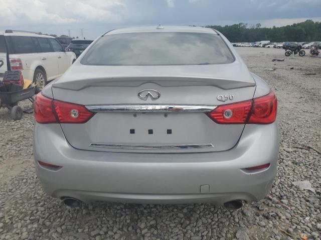 JN1CV7AP7GM201838 - 2016 INFINITI Q50 BASE SILVER photo 6