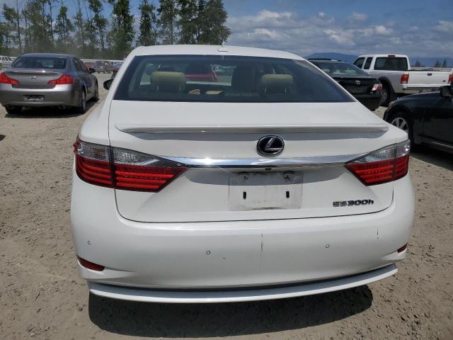 JTHBW1GGXD2038862 - 2013 LEXUS ES 300H WHITE photo 6