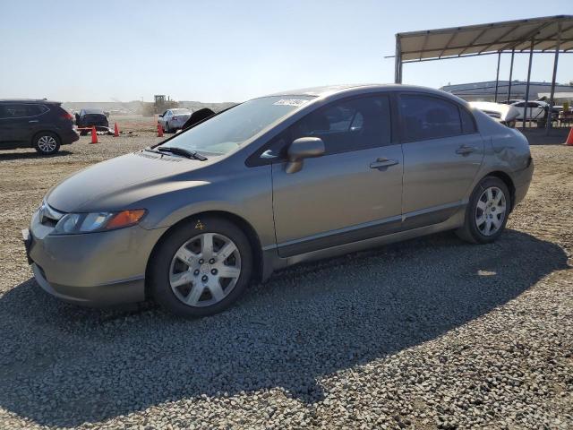 JHMFA16527S004628 - 2007 HONDA CIVIC LX GRAY photo 1