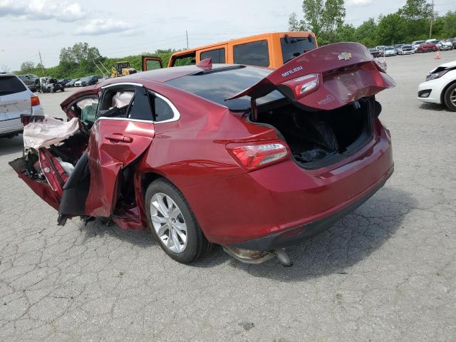 1G1ZD5ST7KF226206 - 2019 CHEVROLET MALIBU LT Rouge photo 2