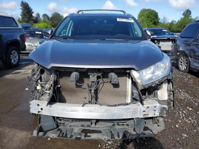 5TDJZRFH6KS587753 - 2019 TOYOTA HIGHLANDER SE GRAY photo 5